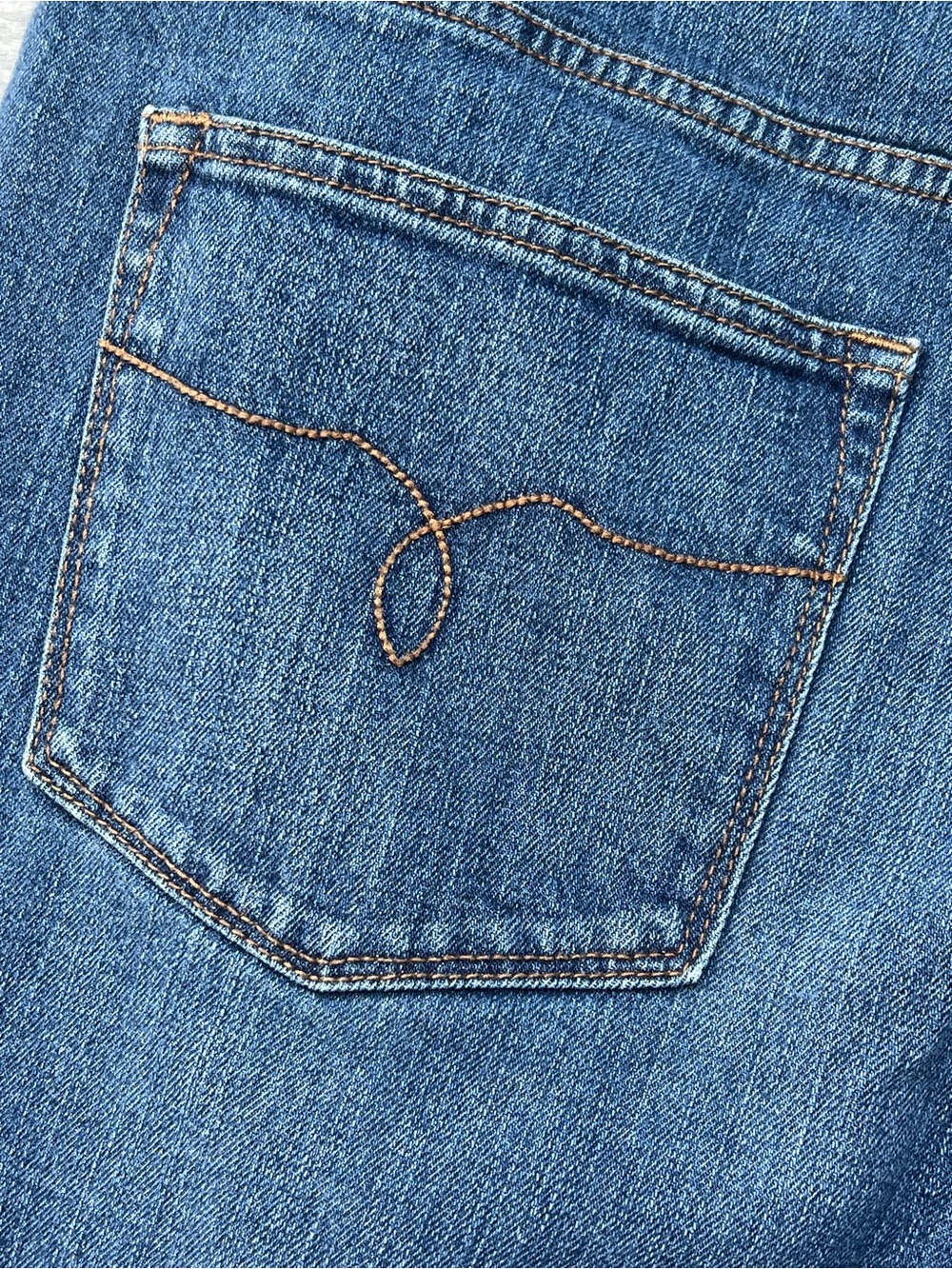 Lauren Jeans Co. Ralph Lauren LRL Womens Size14 Blue Classic Straight Stretch - Picture 5 of 15